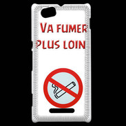 Coque Sony Xperia M Vas fumer plus loin PR