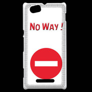 Coque Sony Xperia M No Way PR