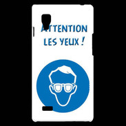 Coque LG Optimus L9 Attention les yeux PR