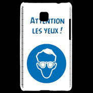 Coque LG Optimus L3 II Attention les yeux PR
