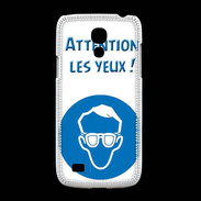 Coque Samsung Galaxy S4mini Attention les yeux PR