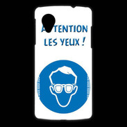 Coque LG Nexus 5 Attention les yeux PR