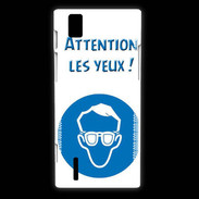 Coque Huawei Ascend P2 Attention les yeux PR