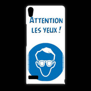 Coque Huawei Ascend P6 Attention les yeux PR