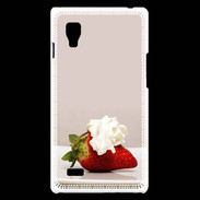 Coque LG Optimus L9 Fraise chantilly PR