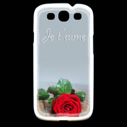 Coque Samsung Galaxy S3 Belle rose PR