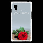 Coque LG Optimus L9 Belle rose PR