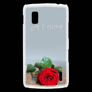 Coque LG Nexus 4 Belle rose PR