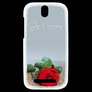 Coque HTC One SV Belle rose PR