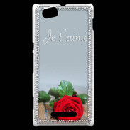 Coque Sony Xperia M Belle rose PR