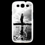 Coque Samsung Galaxy S3 Personnage en noir et blanc PR