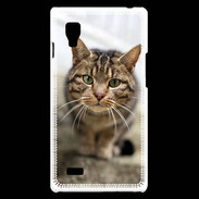 Coque LG Optimus L9 Portrait de chat PR