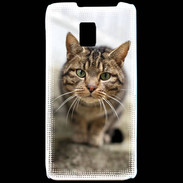 Coque LG P990 Portrait de chat PR