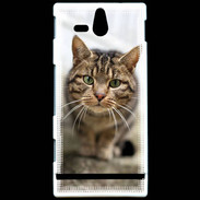 Coque Sony Xperia U Portrait de chat PR