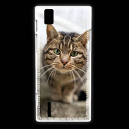 Coque Huawei Ascend P2 Portrait de chat PR
