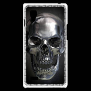 Coque LG Optimus L9 Tête de mort en métal