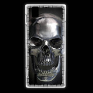 Coque Huawei Ascend P2 Tête de mort en métal