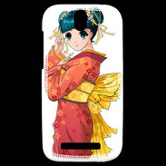 Coque HTC One SV Manga féminin