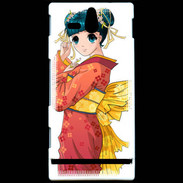 Coque Sony Xperia U Manga féminin
