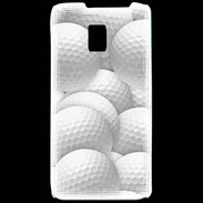 Coque LG P990 Balles de golf en folie