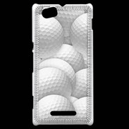 Coque Sony Xperia M Balles de golf en folie