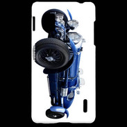 Coque LG Optimus G Bugatti bleu type 33