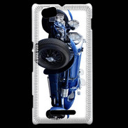 Coque Sony Xperia M Bugatti bleu type 33