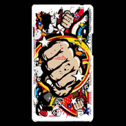 Coque LG Optimus L9 Graffiti free fight