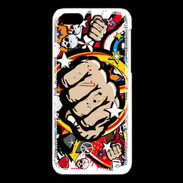 Coque iPhone 5C Graffiti free fight