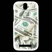 Coque HTC One SV Fond dollars 10