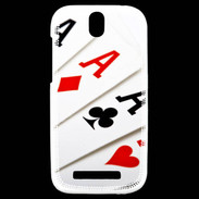 Coque HTC One SV Poker 4 as