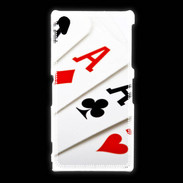 Coque Sony Xpéria Z1 Poker 4 as