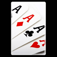 Etui carte bancaire Poker 4 as