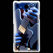 Coque Sony Xperia T Musicien à la guitare 10