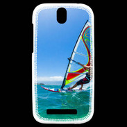 Coque HTC One SV Planche à voile au soleil