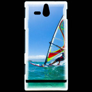 Coque Sony Xperia U Planche à voile au soleil