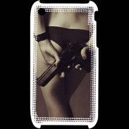 Coque iPhone 3G / 3GS Attention maîtresse dangereuse