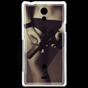 Coque Sony Xperia T Attention maîtresse dangereuse