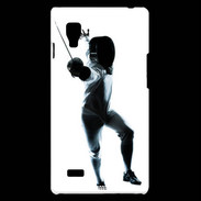 Coque LG Optimus L9 J'aime l'escrime