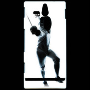 Coque Sony Xperia U J'aime l'escrime