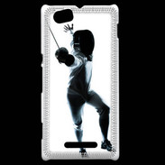Coque Sony Xperia M J'aime l'escrime