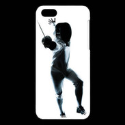 Coque iPhone 5C J'aime l'escrime