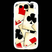 Coque Samsung Galaxy S3 Carte de poker vintage 50