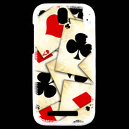 Coque HTC One SV Carte de poker vintage 50