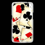 Coque Samsung Galaxy Mega Carte de poker vintage 50
