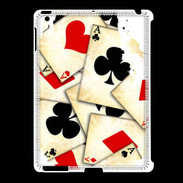 Coque iPad 2/3 Carte de poker vintage 50