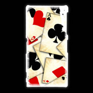 Coque Sony Xpéria Z1 Carte de poker vintage 50