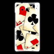 Coque Huawei Ascend Mate Carte de poker vintage 50