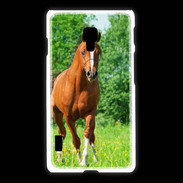Coque LG L7 2 Cheval arabe robe marron et blanche