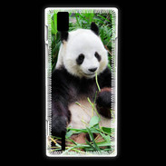 Coque Huawei Ascend P2 Panda gourmand